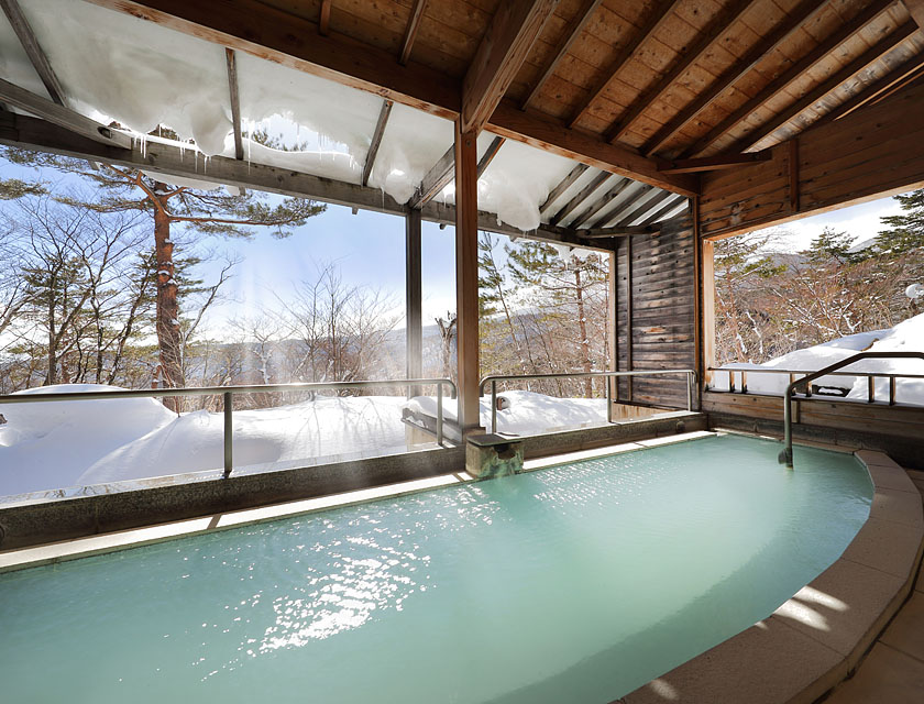 Open-air baths