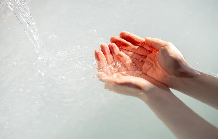 浴槽の湯を再利用しない