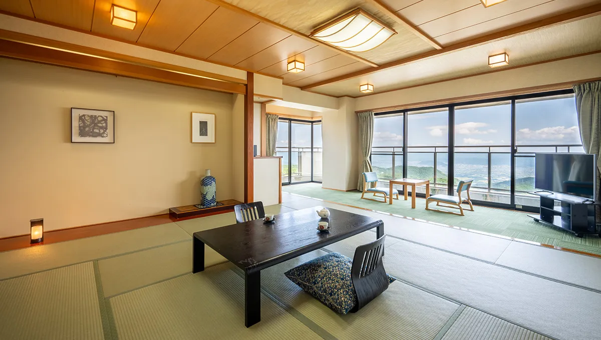 和室 夜景が見えるお部屋(バスタブ付)のイメージ