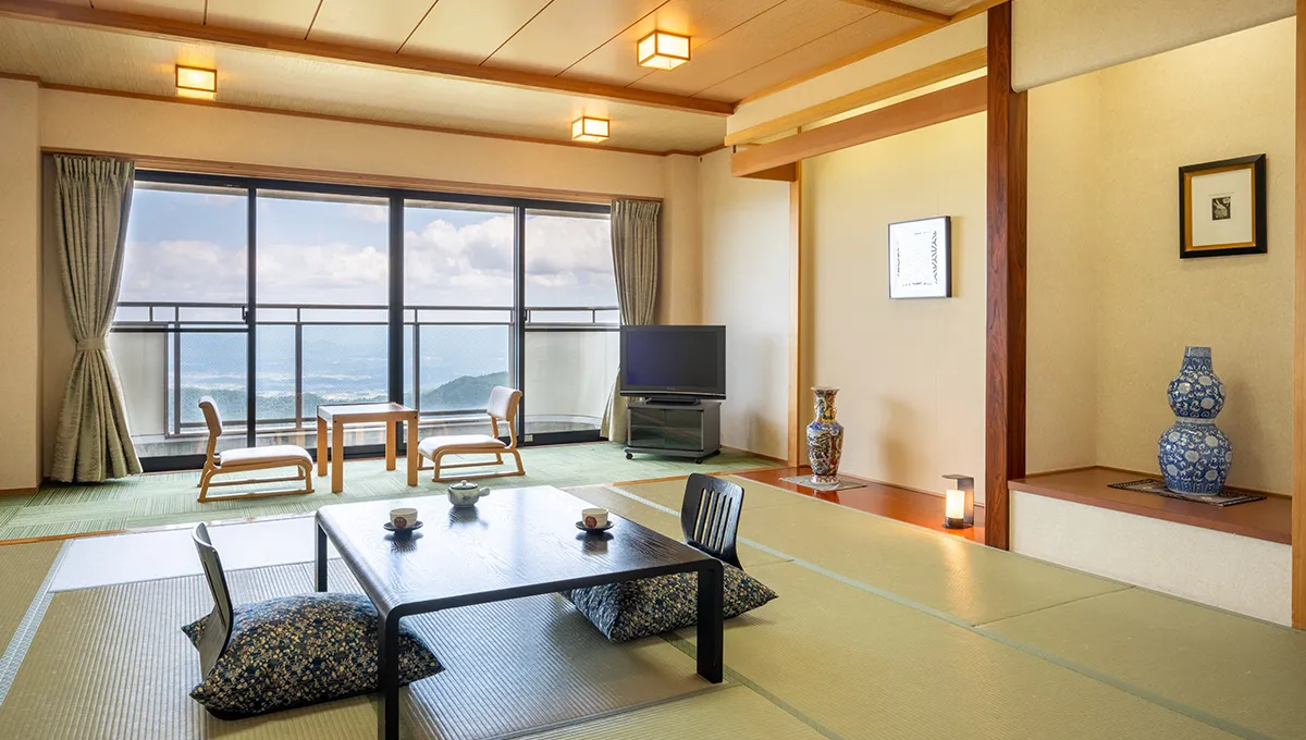 和室 夜景が見えるお部屋(バスタブ付)のイメージ