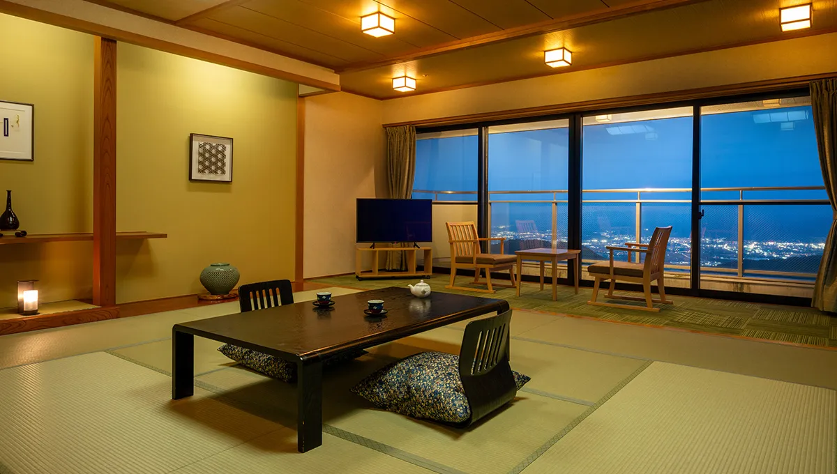 和室 夜景が見えるお部屋(バスタブ付)のイメージ