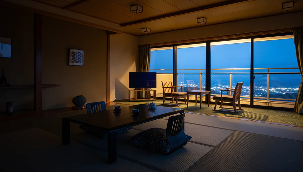 和室 夜景が見えるお部屋(バスタブ付)のイメージ