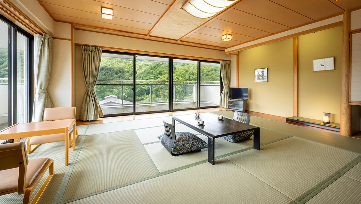 和室 吾妻連峰を望む部屋(バスタブ付)のイメージ