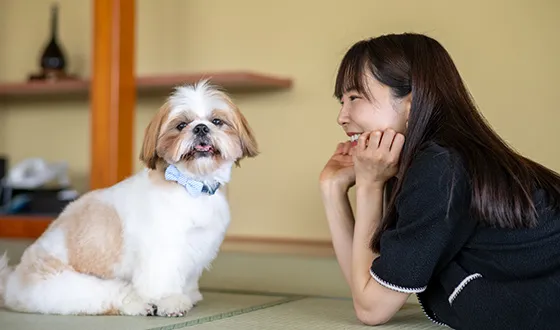 ペット対応フロア客室 和室12.5畳+板間(バスタブ付)